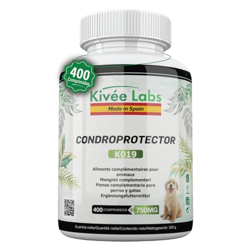 KivéeLabs® 400 Comprimidos Condoprotectores Perros con Mejillón Labios Verdes y Colágeno | Antiinflamatorios Perros Fabricado en España
