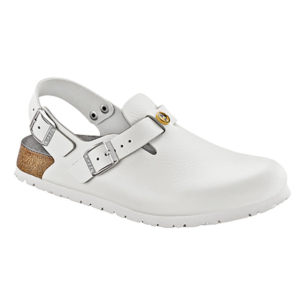 Birkenstock Tokio ESD Clog Damen, weiß Weite: schmal