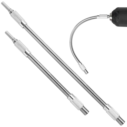 ISDVBUY 2 Pcs Flexible Drill Bit Extension 7.9 and 11.8