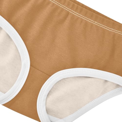 Joisal Bronze Brown Girls Underwear Toddler 2t Cotton Panties for Girl Flower Briefs Girls Undies4