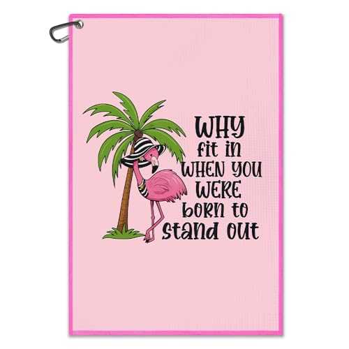 Juoqg Why Fit in When You were Born Pink Golf