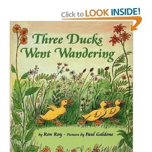 Paperback Three Ducks Went Wandering Book
