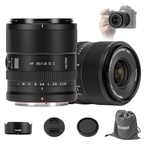 VILTROX 35mm F1.8 EVO Full Frame Fotográfico Objetivo APO Design für Nikon Z Mount Camera Lenses Gran Apertura Autofoco para Nikon ZR ZF Z9 Z8 Z7II Z6III Z5II ZFC Z50II Z50 Z30