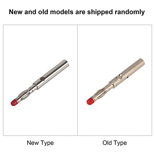 10 Conectores Banana Apilables Tornillo 4mm Rojo/Negro miniatura 4