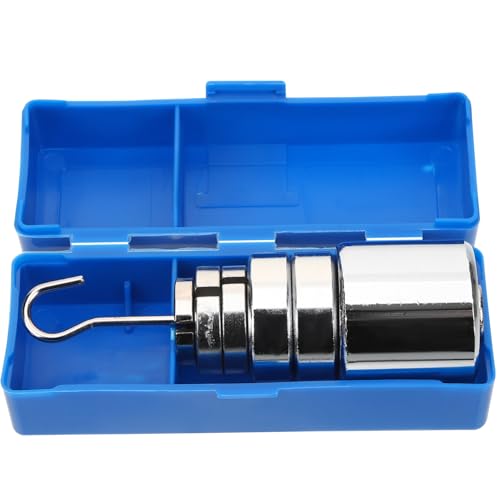 SOLUSTRE 1 Set Metal Slotted Mass Laboratory Slotted Mass Metal Slotted Weights for School