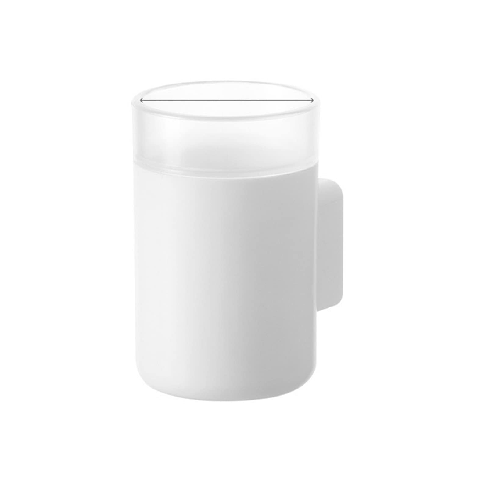 JINGYAN Toothbrush Holders Wall-Mounted Toothbrush Rack Electric Holder Self-adhesive Stand Bathroom Accessories