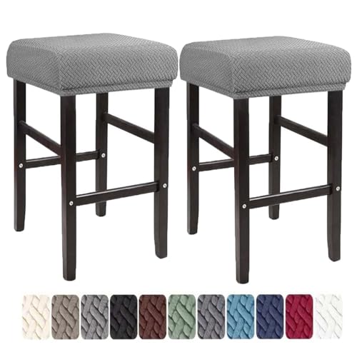 Housse de selle de tabouret extensible et lavable en lot de 2 de qualité supérieure