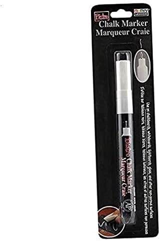 Extra Fine Tip Bistro Chalk Marker, White .4 pack