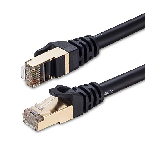 Outdoor Cat 7 Ethernet Cable 100Ft, Tan QY Outdoor Network Cable,Outdoor Cat 7 Gigabit Cord Patch Cable RJ45 Gold Plated Lead Waterproof Ethernet Cable Direct Burial Network Cable (30M/100Ft) - Thumbnail 7