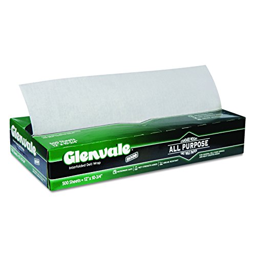 New Arrivals Dixie Glenvale Medium-Weight Interfolded Dry Waxed Deli Paper by GP PRO (Georgia-Pacific), G12, White, 10.75" L x 12" W, 6, 000 Count (Case of 12 Boxes, 500 Sheets Per Box), 12" W x 10.75" L