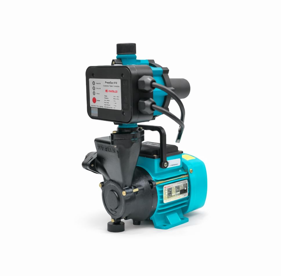 Image of Havells 1hp High Flo Pressure Booster Pump for Home and Kitchen I 1hp with Automatic pump controller (for 3-4 bathrooms) I Water pump 1hp I 12 Months Warranty