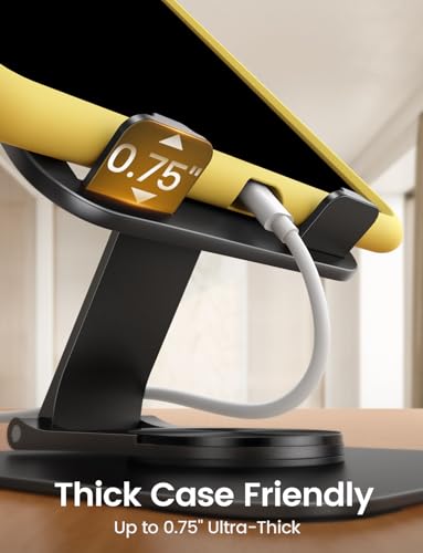 image for Lamicall Adjustable iPad Stand for Desk - [Ultra-Slim Foldable][360°R