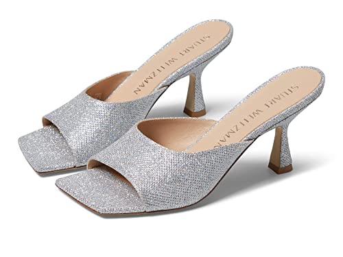 Stuart Weitzman Tia 75 Slide Sandal Crystal 8 B #TOP6