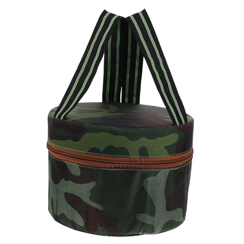 Toddmomy Portable Stool for Outdoor Activities Lightweight Breathable Seat for Camping Fishing Gardening and Travel Height Camouflage Design