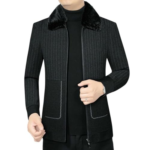 Veste en laine homme style médiéval manteau d'hiver classique et chaud