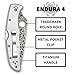 Spyderco Endura 4 Folding Pocket Knife with 3.8