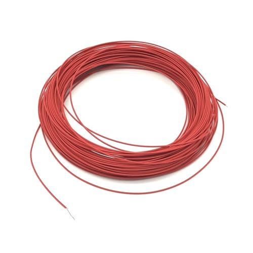Outdoor Extension DIY Heated Blanket Heating Cable Steering Wheel Electric Heating 5V 12V 24V 36V 48V Heating Wire Solar sheathed(Size:50meter,Color:15 Ohm)