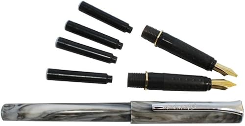 Miniatura 3 de Mont Marte Juego de 2 puntas de caligrafía, 8 piezas. Incluye 1 bolígrafo de caligrafía, 2 puntas de caligrafía, 4 cartuchos de tinta negra y un