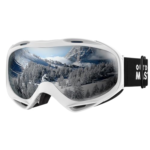 OutdoorMaster OTG Ski Goggles - Over Glasses Ski/Snowboard Goggles for Men,...