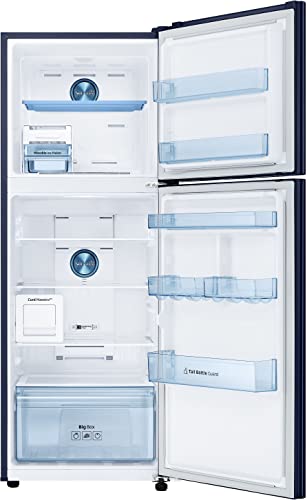 Image of Samsung 291L 2 Star Convertible 5 In 1 Curd Maestro Digital Inverter Frost-Free Double Door Refrigerator Appliance (RT34C4622UZ /HL,Midnight Blossom Blue