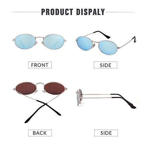 Image of GIFIORE Rimless Rectangle Sunglasses Retro 90s Frameless Sun Glasses Vintage Tint Lens Shades