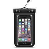 RUITAI Universal Waterproof Phone Case, Cellphone Dry Bag With Neck Strap for iPhone 6, 6S, 6S Plus, SE 5S, Samsung Galaxy S7, HTC LG Sony Nokia Motorola up to 6.0