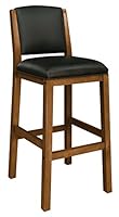 Algopix Similar Product 15 - Heritage 30" Backed Bar Stool (Port)
