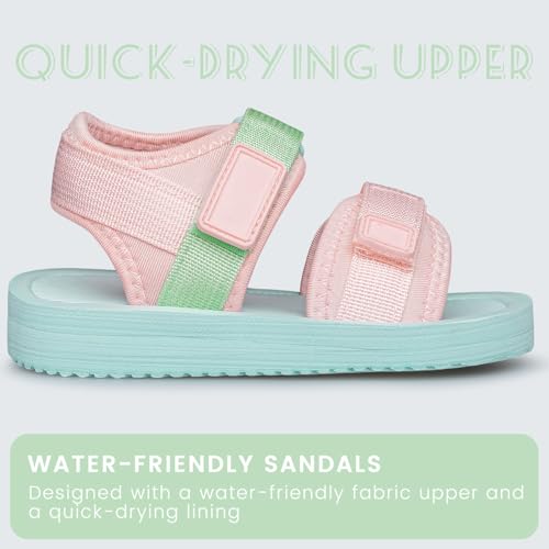 Image of BNV Toddler Little Kid Sandals Boys Girls Adjustable Strap Open-Toe Summer Outdoor Unisex Child Sport Beach Sandals(Toddler /Little Kid /Big Kid)