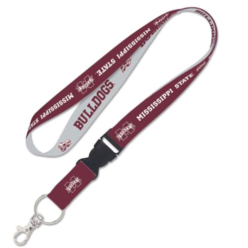 Lanière amovible NCAA Mississippi State 1,9 cm pour clés et badge de bureau