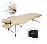 【Komfort & Bequemlichkeit 】7 cm dicke Polsterung, eine stufenlos verstellbare und abnehmbare Kopfstütze aus hochwertigem Feinzellenschaumstoff, der sich der Körperform perfekt anpasst, damit die zu massierende Person ihren Kopf bequem mit Blick nach unten ablegen kann.