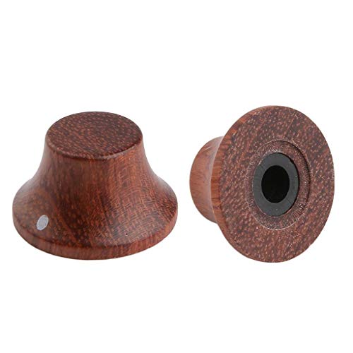 Boutons en bois de Bubinga Kaish pour remplacer les boutons de basse usés ou glissants - 5