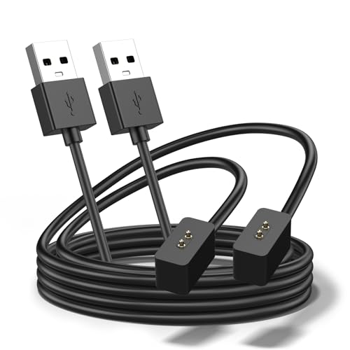 YLK 2 Pièces Chargeur Compatibles avec Redmi Watch 5/4/3 Active (Pas pour Redmiwatch 3) / Xiaomi Mi Band 8/8 Pro / 9/9 Pro/Smart Band 2, 60cm USB Câble de Remplacement