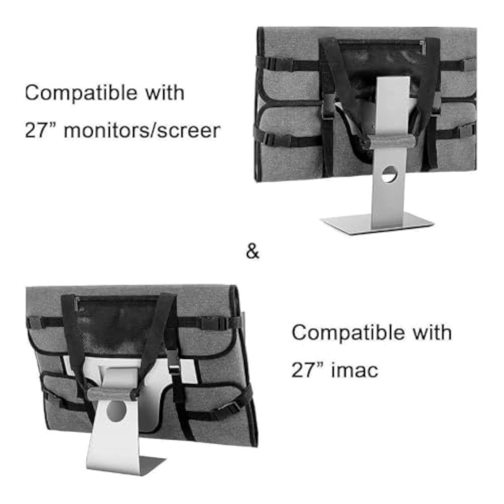 Computer Monitor Carrying Bag, Portable Storage