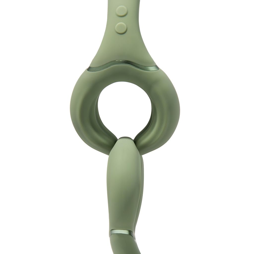 Platanomelón - Vibratore Giocattolo Erotico per Coppie, 32 Modi di Utilizzo, Inclusivo, Immersibile e Ricaricabile - Craby Verde