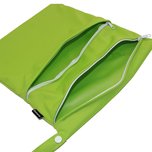 image for Damero 2 Pack Travel Wet Dry Bag Organizer with 2 Pockets and Handle f