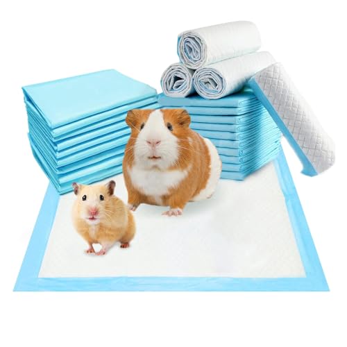Hamiledyi Rabbit Pee Pads Disposable Cage Liners Leak-Proof Super...