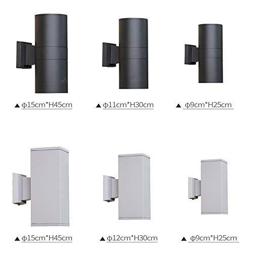 Lampe murale d'extérieur étanche LED moderne et applique pour chambre