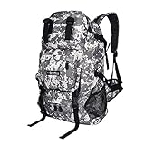 タクティカルバックパック、アサルトパック、ミリタリータクティカルアーミーバックパック、アウトドア、ハイキング、個人兵士、バックパック、多機能、防水性、耐摩耗性 (Color : ACU camouflage, Size : 40L)