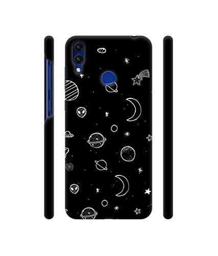 Image of Amazon Brand - Solimo Designer Solar System 3D Printed Hard Back Case Mobile Cover for Huawei Honor 8C