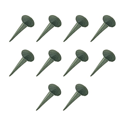 Clavos Decorativos de Hierro Forjado Negro 2.88 pulgadas Renovators Supply Manufacturing Pack de 10 miniatura 1