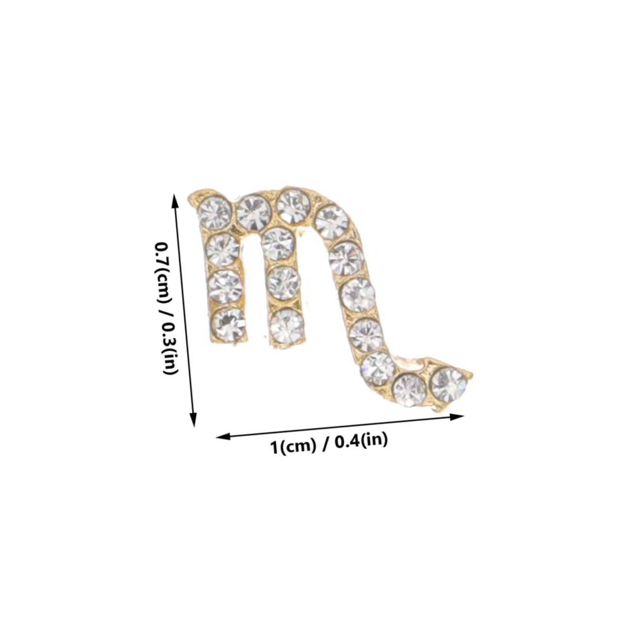 VICASKY 4 Set Decorazioni Per Unghie Charm Per Nail Art Eleganti E Creativi Con Design Unico Per Personale Pezzi * 4