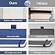 Mlife A5 Journal Notizbuch, 192 Seiten, Hardcover mit elastischem Verschlussband und Falttasche (Blau)