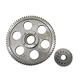 ZZQKSP Starter Cluch Disc Gear Dual Gear Drive Set for Hisun 500 HS700 31240-004-0000 for HISUN for Massimo for BENCHE 700CC ATV HS500 ID 25mm