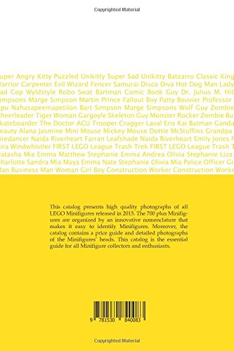 The 2015 LEGO Minifigure Catalog: 1st Edition      Paperback – April 7, 2016