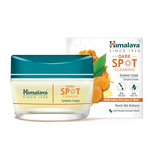 Himalaya Kurkuma-Gesichtscreme, hellt dunkle Flecken auf | reduziert dunkle Flecken sichtbar in 1 Woche - 50g