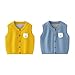 Unisex Toddler Padded Waistcoat Baby Warm Jacket Cotton Vest, Pink, Size 6-12 Months Coffee Grey Blue Red Wine 3t 2t 12-16