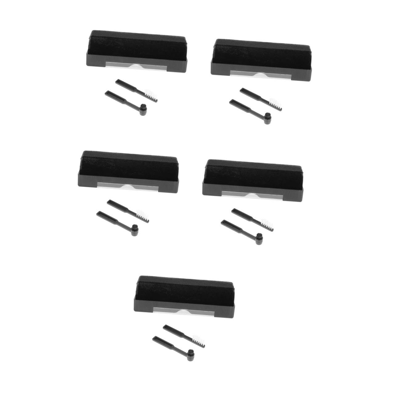 Gadpiparty 5 Set Di Spazzole Per La Pulizia Dei in Vinile 3 in 1 - Spazzola in Fibra Statica Per in Vinile Rimozione Della Per La Manutenzione Del Giradischi