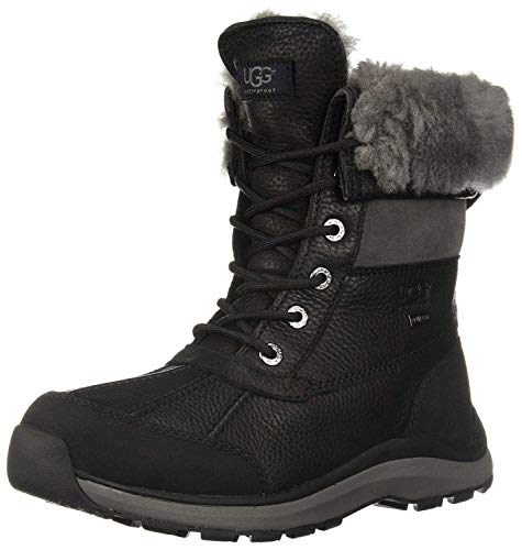 UGG Women's Adirondack Boot III Boot, Black, 9