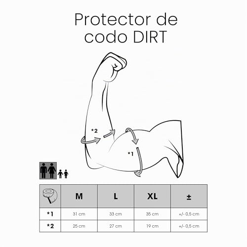 Coderas Oneal Dirt con absorción de impactos y tejido transpirable 2