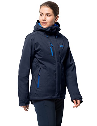 Preisvergleich Produktbild Jack Wolfskin Damen TROPOSPHERE Women Winterwanderjacke Wasserdicht Winddicht Atmungsaktiv Wetterschutzjacke, Midnight blau, L